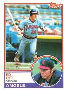 1983 Topps Baseball Ed Ott California Angels #131 - Picture 1 of 2