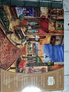 French Boutiques Cork-Backed Board Pimpernel Placemats, Set of 4 (BRAND NEW) - Picture 1 of 5