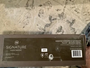 Signature Hardware 447883 Edenton Bathroom Faucet - Brushed Nickel - Picture 1 of 2
