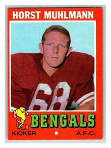 1971 Topps Horst Muhlmann Cincinnati Bengals #49 (KCR) - Picture 1 of 2