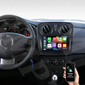 Radio Coche 9" Android 13 GPS NAVEGACIÓN WIFI FM Para Renault Dacia Logan 2 Sandero - Imagen 1 de 21