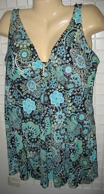 IT FIGURES - SIZE 22W -   1 PIECE SWIM  DRESS / BATHING SUIT - Image 1 of 4