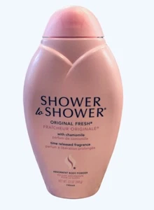 Dusche zum Duschen Original Frisch mit Kamille saugfähiges Körperpulver 13 Oz. Talkum - Bild 1 von 3