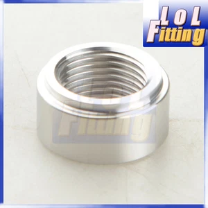 Weld O2 Sensor Bung 18mm x 1.5 M18 x 1.5 T304 Stainless Steel Nut Fitting - Picture 1 of 3