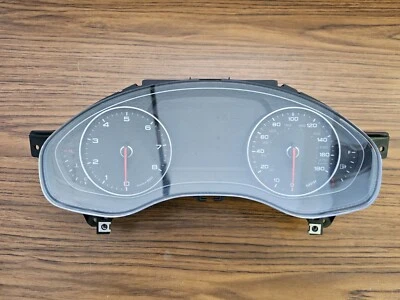 Speedometer Cluster MPH With Adaptive Cruise Fits 2012-2015 AUDI A6 OEM. - Image 1 of 4
