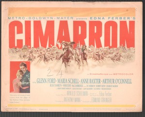 Cimarron 11"x14" Lobby Card #1Glenn Ford Maria Schell Anne Baxter