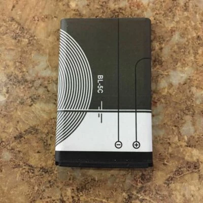 NEW 3.7v 1020mah Extended Battery BL 5C Nokia 1101 1110 1112 1200 N 91 70 72  - Image 1 of 2