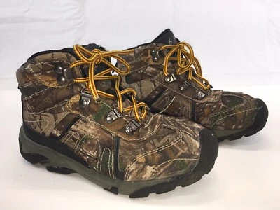 RealTree Xtra Camo Hiking Hunting Snow Boots Shoes Boys Kids Youth Size 2 - Image 1 of 4