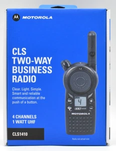 Motorola CLS Dwukierunkowe radio biznesowe CLS1410 4-kanałowe 1W UHF - Zdjęcie 1 z 12