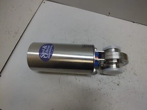 STEEL & O'BRIEN BFVAC-1.5-NC-316-EPDM 1 1/2" BUTTERFLY VALVE (NEW NO BOX)#9 - Picture 1 of 11