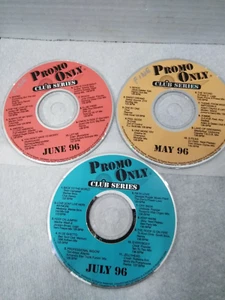 Promo Only CD - MAY, JUNE, JULY, 1996 - Club Series Promotional for DJs (3PK) - Picture 1 of 5