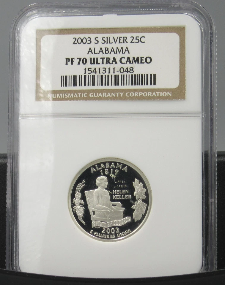 2003 S Alabama Silver NGC PF 70 UCAM - Image 1 of 1