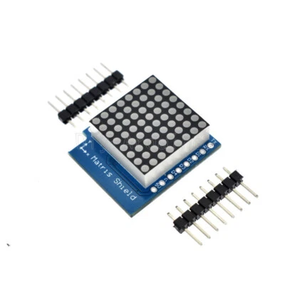 MARKENLOS 1PCS 8x8 Matrix LED V1.0 Shield 8 Step Adjustable Intensity for WEMOS D1 mini