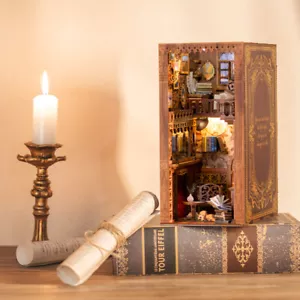 Handmade DIY Bookstand Assembled Miniature Model Ideas - Picture 1 of 20