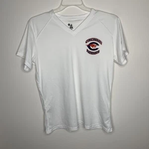 Camisa de béisbol Badger Sport Cincinnati Patriots para mujer L blanca manga corta - Imagen 1 de 5
