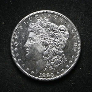 1880-S Morgan Silver Dollar BU+ DMPL (cn14819) - Picture 1 of 2