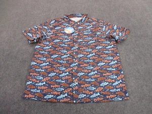 Columbia Shirt Mens XL PFG Fishing Gear Print Performance Omni Shade Adult NEW - Picture 1 of 10