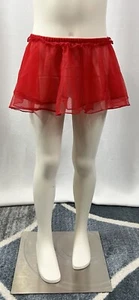 Carter’s Red Tutu Skirt Elastic Waist See Through Girls Toddler Size 5T - Picture 1 of 3