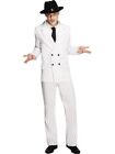 Smiffys Fever Gangster Costume, White (Size S) (US IMPORT)