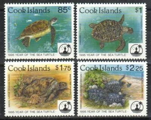 Cook Islands Stamp 1199-1202  - Year of the Sea Turtle - Picture 1 of 1