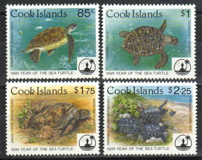 Cook Islands Stamp 1199-1202  - Year of the Sea Turtle - Image 1 of 1