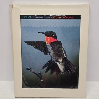 1992 Conjunto Coleção Comemorativa Álbum USPS com Selos Selados NOVO, Caixa Aberta - Imagem 1 de 4