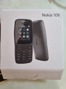 TELEFONO CELLULARE NOKIA 106 2 SIM RADIO FM TASTI GRANDI ANZIANI NERO 2K RUBRICA - Foto 1 di 5