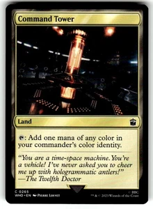 Command Tower (0265) Universes Beyond: Doctor Who Regular MTG - Picture 1 of 2