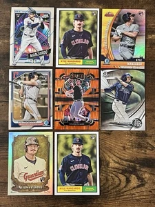 KYLE MANZARDO Lot of 8 RCs! Orange Prizm, Refractor, Ice, Etc. Guardians! - Picture 1 of 2