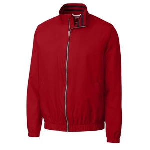 Cutter & Buck Men's WeatherTech Nine Iron Full Zip Jacket, Red, 3XL, NWT - Picture 1 of 7