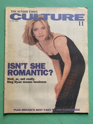 CULTURE mag 14-June-1998 MEG RYAN Alan Ayckbourn Culture Club Andres Serrano TV - Image 1 of 2