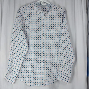 Disney Cruise Line Segel Mickey Hemd weiß rot Langarm Knopfleiste Herren Large - Bild 1 von 7