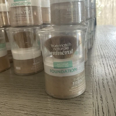 L'OREAL True Match Gentle Mineral Foundation W6-7 SUN BEIGE 0.35 oz/10 g  468 - Image 1 of 4