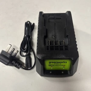 GreenWorks Tools 24V Lithium Ion G24 Battery Charger G24UC 2913907 24V EXCELLENT - Picture 1 of 15