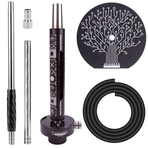 Hookah Set without Glass Base, Aluminum Hookah with Silicone Grommets not inc... - Picture 1 of 8