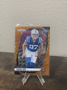 Laiatu Latu 2024 Prizm Orange Lazer #366 Colts Rookie #L2 - Imagen 1 de 2