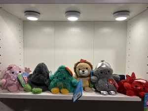 Bum Bumz WIZARD OF OZ Plush COMPLETE SET of 6 Glinda/Wicked/Tin Man/Lion/Ruby - Picture 1 of 3