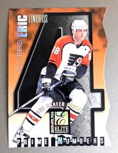 Eric Lindros 1997-98 Donruss Elite #4a Prime Numbers Die-Cut Flyers 237/436 - Picture 1 of 2