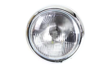 Faro deslizante Harley 7 pulgadas 6 voltios LED cromado se adapta a 1949-1959 FL, Foto 1 de 3