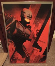 Robocop Mondo METAL Poster #d/35 Kevin Tong 24" x 36" Amazing Rare Metal Poster