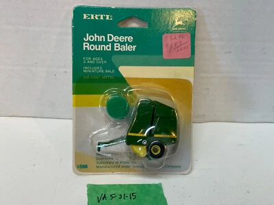 Ertl 1:64 John Deere Round Baler #586 NIP L@@K - Image 1 of 2
