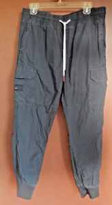 Tommy Jeans Size L/G 100% Cotton Drawstring Jogger Style Dark Navy Blue Mens - Picture 1 of 7