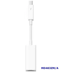 Adaptador oficial Apple Thunderbolt macho a hembra LAN""Gigabit Ethernet MD463ZM/A - Imagen 1 de 2