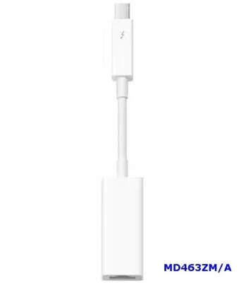 Official Apple Thunderbolt Male to Female LAN"Gigabit Ethernet Adapter MD463ZM/A - Image 1 of 2