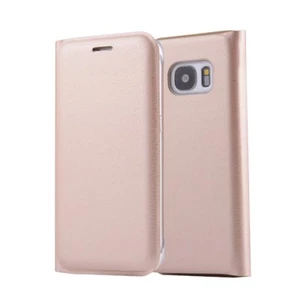ETUI FOLIO A RABAT SAMSUNG GALAXY S7 OR FULL COVER ECO-CUIR (PU) - Photo 1 sur 1