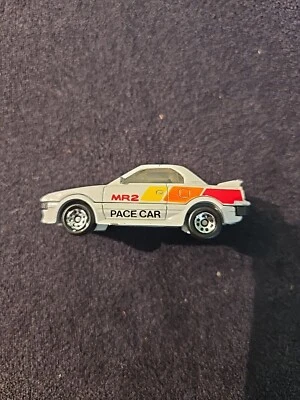 Matchbox Toyota MR2 blanco Pace Car diecast 1986 años 80 vintage de colección Foto 1 de 4