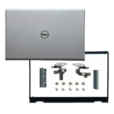 Capa traseira LCD/bordadura/dobradiça prata para Dell Inspiron 15 3510 3511 3515 3520 - Imagem 1 de 4