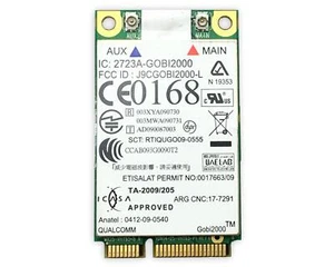 Modem UMTS 3G Karta Karta Lenovo T400 T410 T510 W510 X201 L512 60Y3263 - Zdjęcie 1 z 2