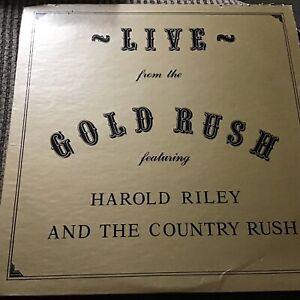 HAROLD RILEY LIVE FROM THE GOLD RUSH 1980 LP AR-1065 VINTAGE VINYL