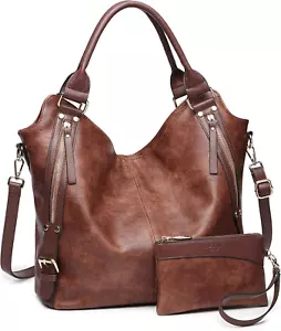 Women Tote Bag Handbags PU Leather Fashion Hobo Shoulder Bags with Adjustable Sh - Picture 1 of 7